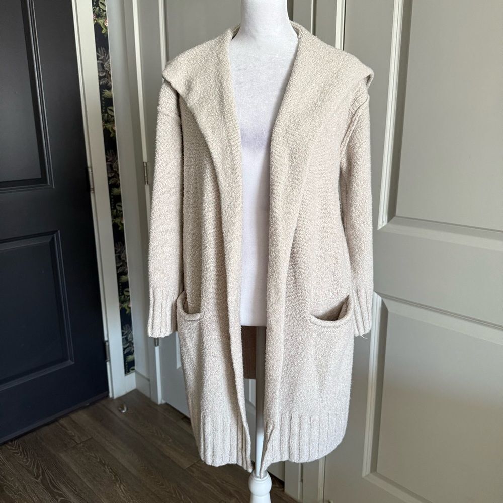 Free People Snow Angel Cardigan Duster in Ivory White Size S - Picture 5 of 7
